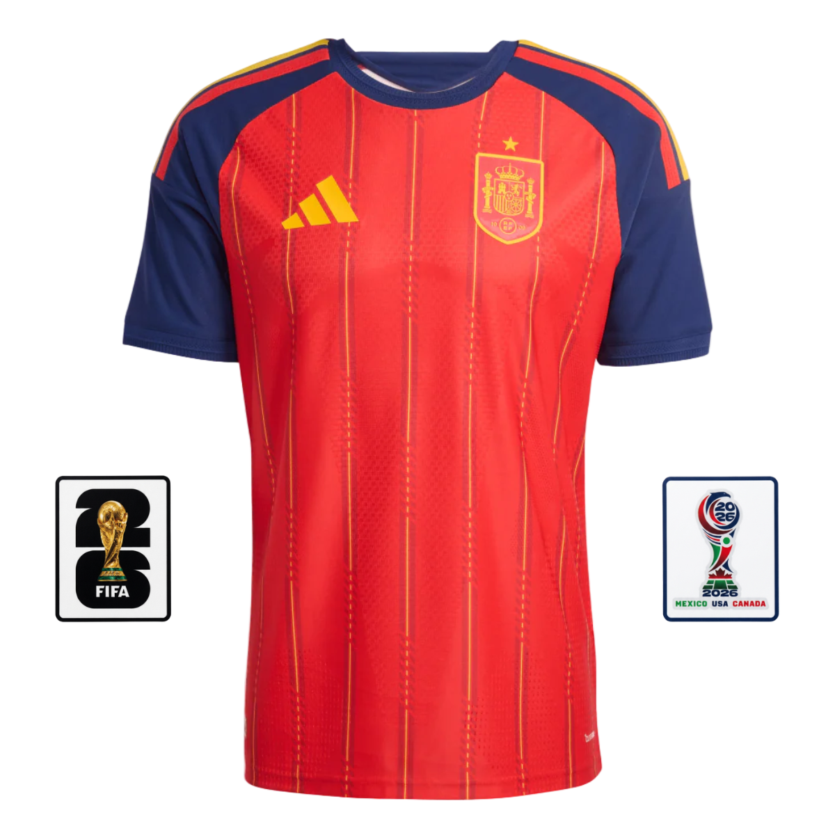 Camiseta España Hombre Primera Equipación autentich 26