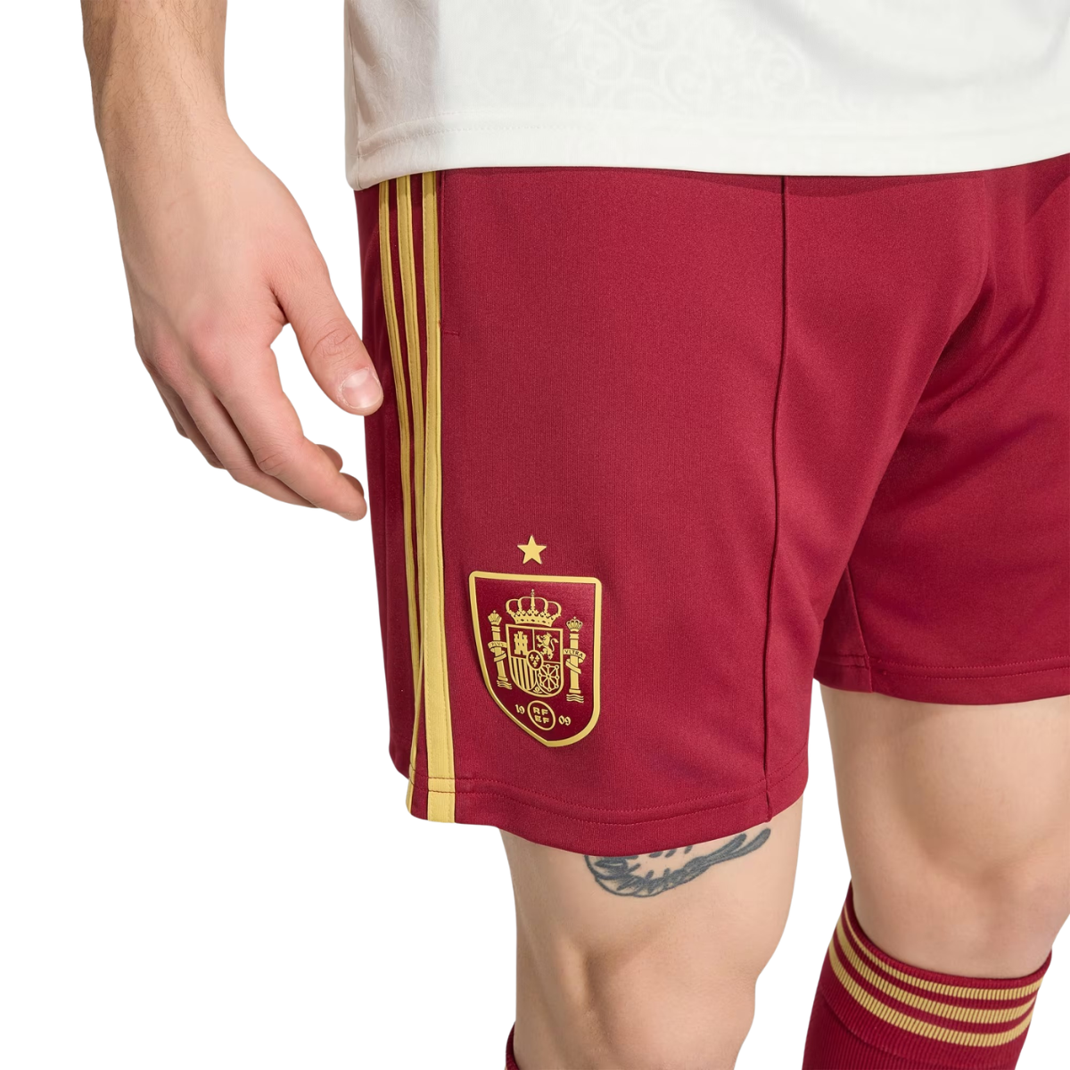 Bermudas España Hombre Segunda Equipación Rojo 26