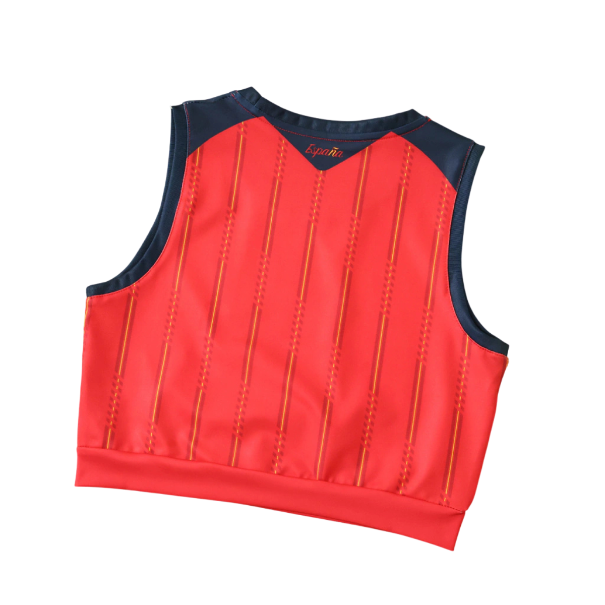 Camiseta España Mujer Primera Equipación Crooped 26