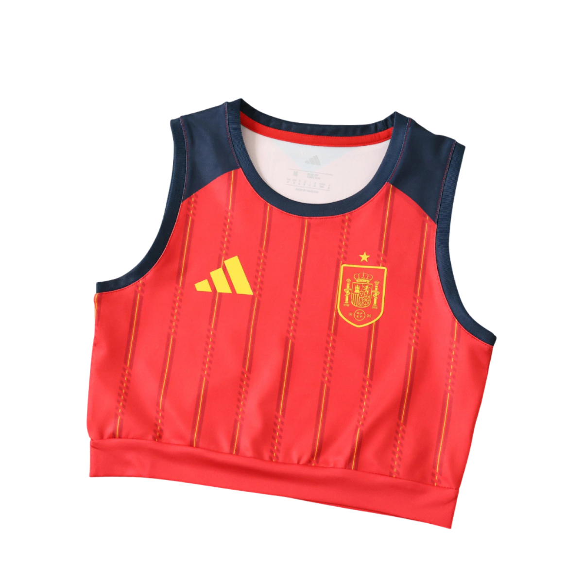 Camiseta España Mujer Primera Equipación Crooped 26